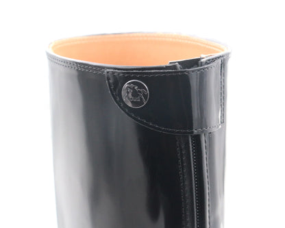 Equestrian / Horse Riding Unisex Boots / Back Zipper / Bright Cow Leather Lining Dressage