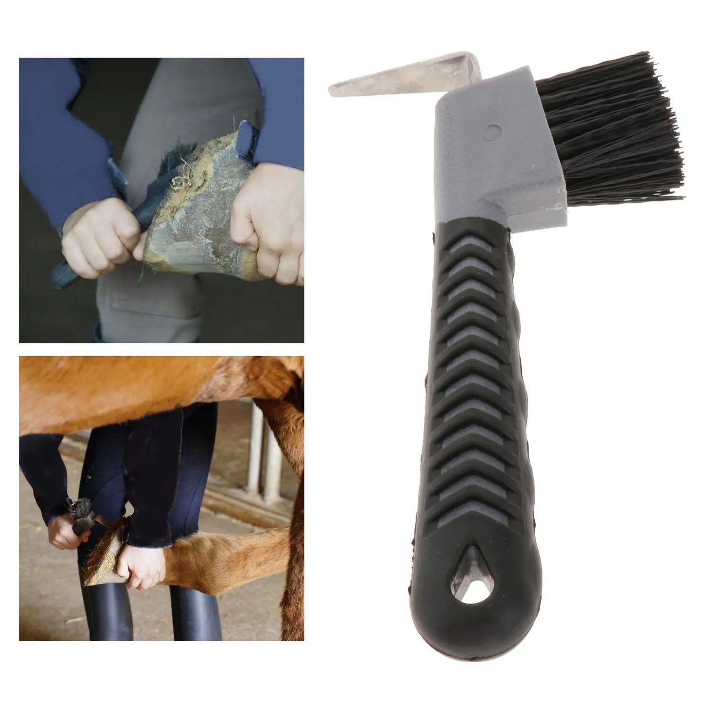 Horse Hoof Pick Brush grooming  Tool
