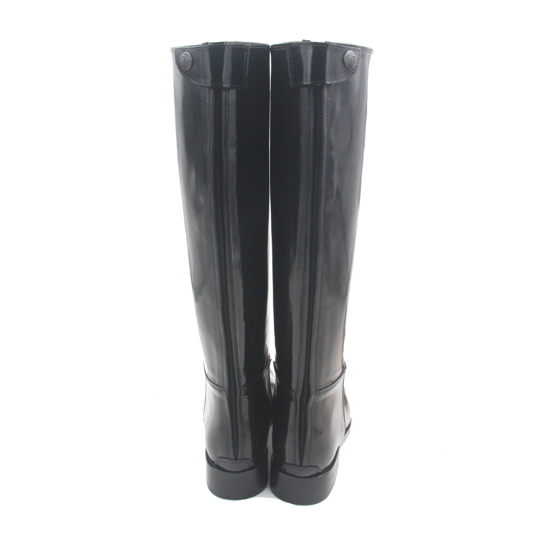 Equestrian / Horse Riding Unisex Boots / Back Zipper / Bright Cow Leather Lining Dressage