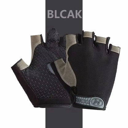 Tactical Half-Finger Gloves – Non-Slip, EVA Padded, Velcro Closure Outdoor Gloves for Men & Women