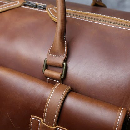 Vintage Genuine Leather Men's Equipment  Bag - Ghoddosh