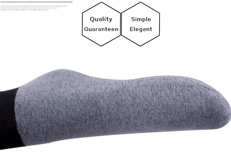 3 Pairs  high  Quality Men's Equestrian Socks - Combed Cotton Classical Gray Socks @ ghoddosh.com