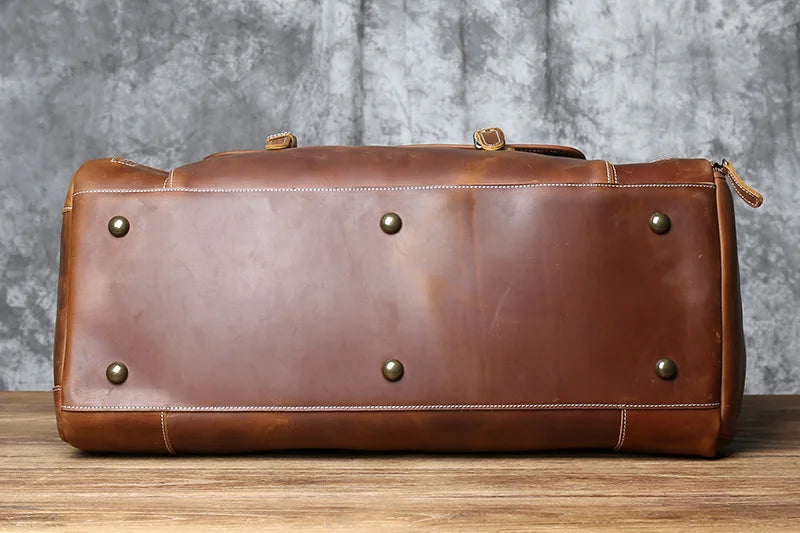 Vintage Genuine Leather Men's Equipment  Bag - Ghoddosh