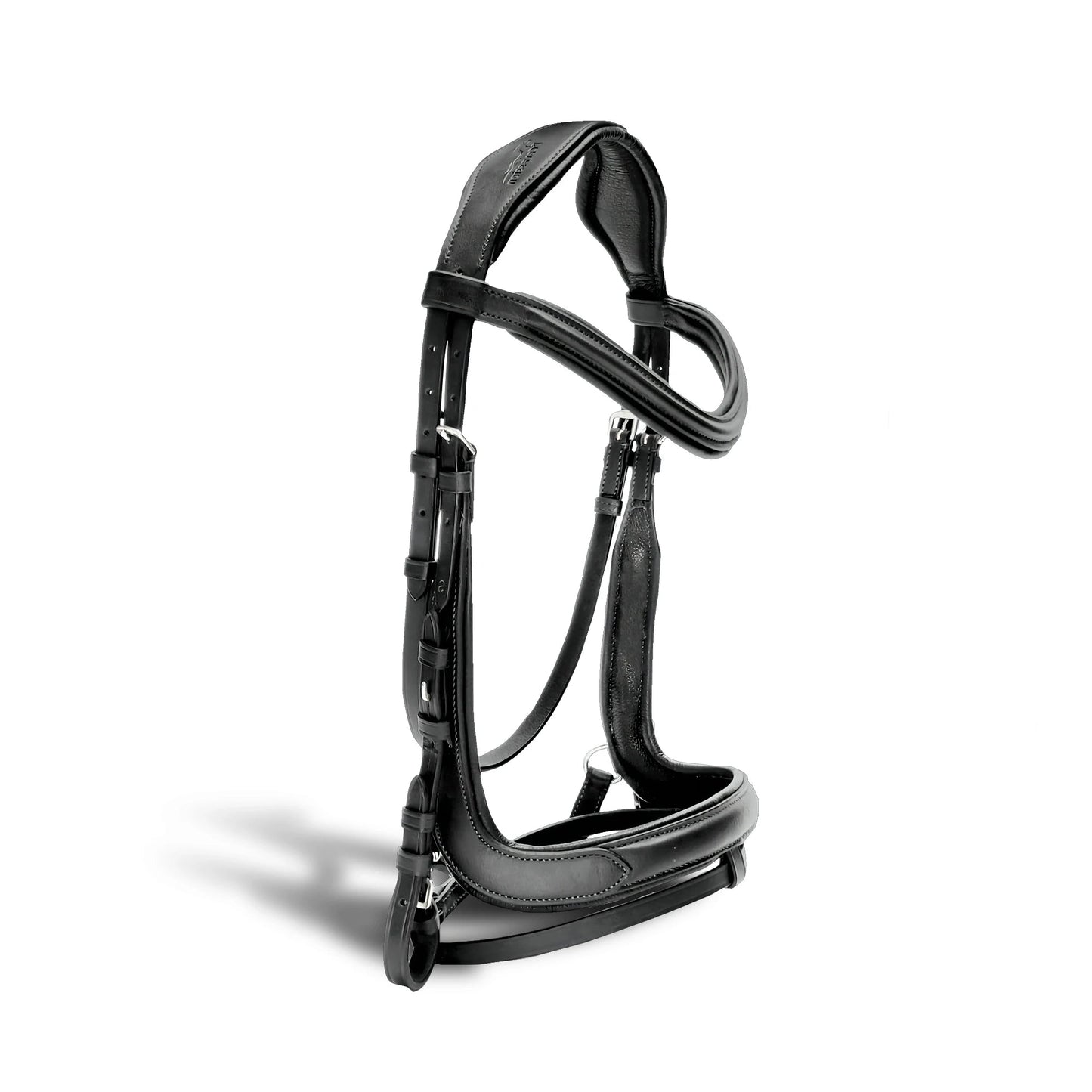 Leather Horse Riding bridle with anti-slip reins  