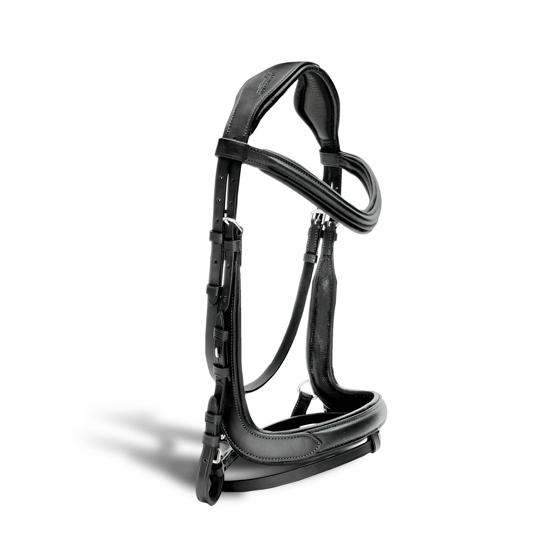 Leather Horse Riding bridle with anti-slip reins  