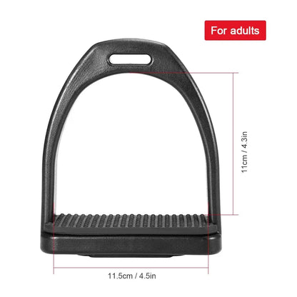 Horse Riding Plastic  Stirrups  - 2 Pieces  of Lightweight Equestrian Safety Equipment . Ghoddosh