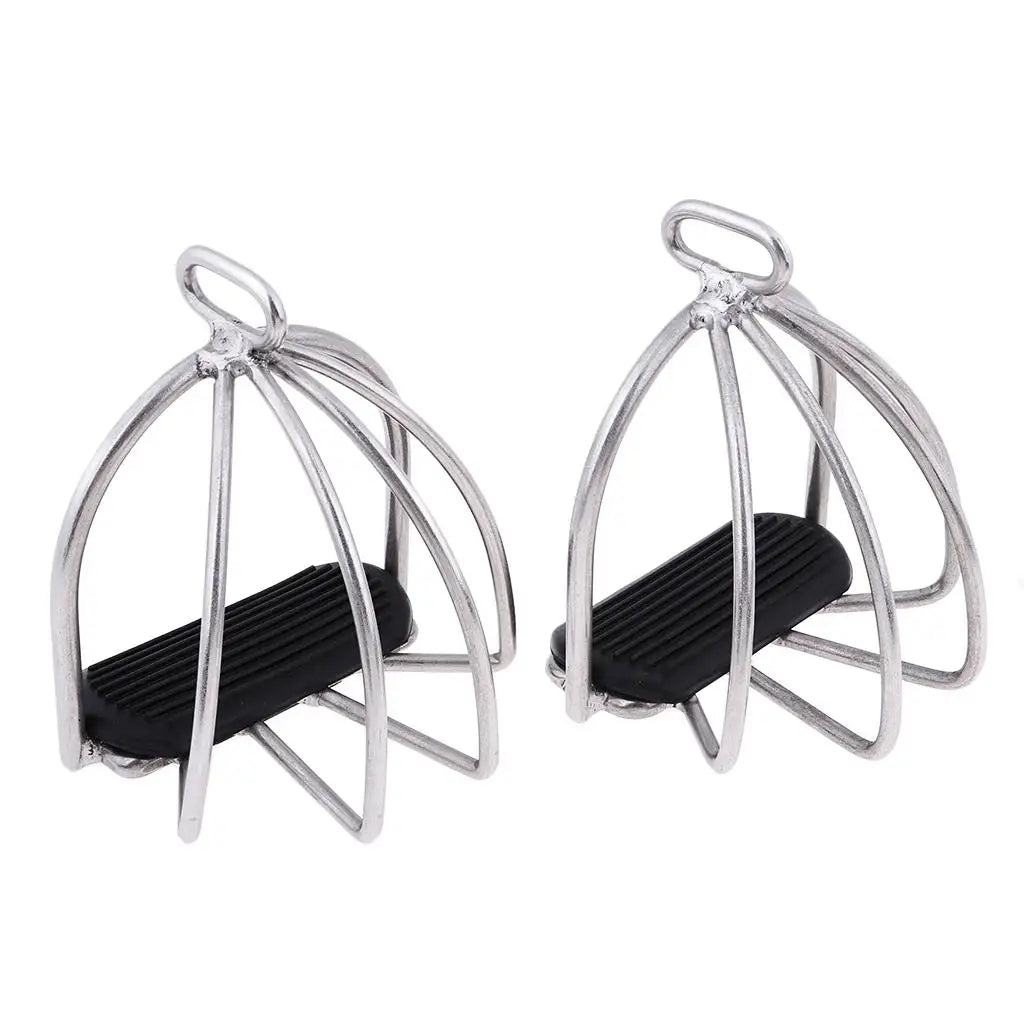 English Style Horse Riding  English Stirrups , Stainless Steel  with Wide Toe Cage . Ghoddosh