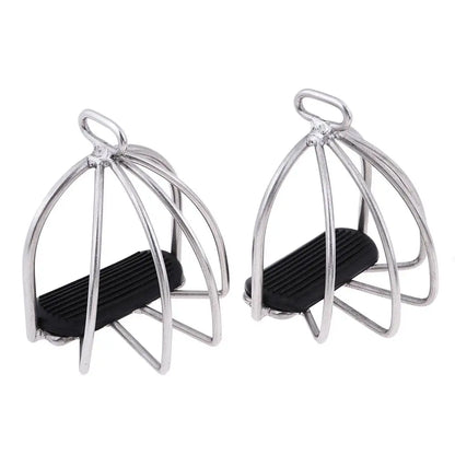 English Style Horse Riding  English Stirrups , Stainless Steel  with Wide Toe Cage . Ghoddosh