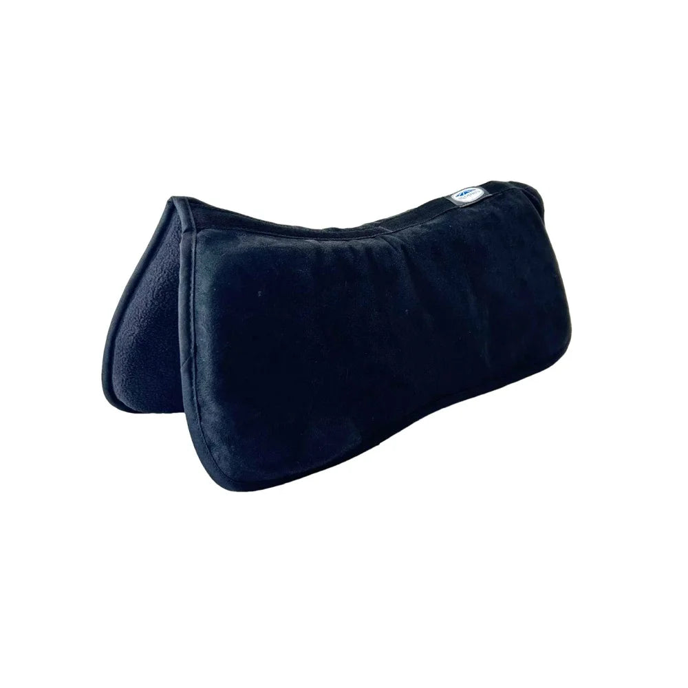 Memory Foam Half Pad for Horses – Shock-Absorbing Suede Saddle Cushion for Pressure Relief @ ghoddosh.com