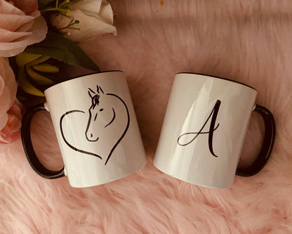 Horse in a Heart coffee mug - Ghoddosh