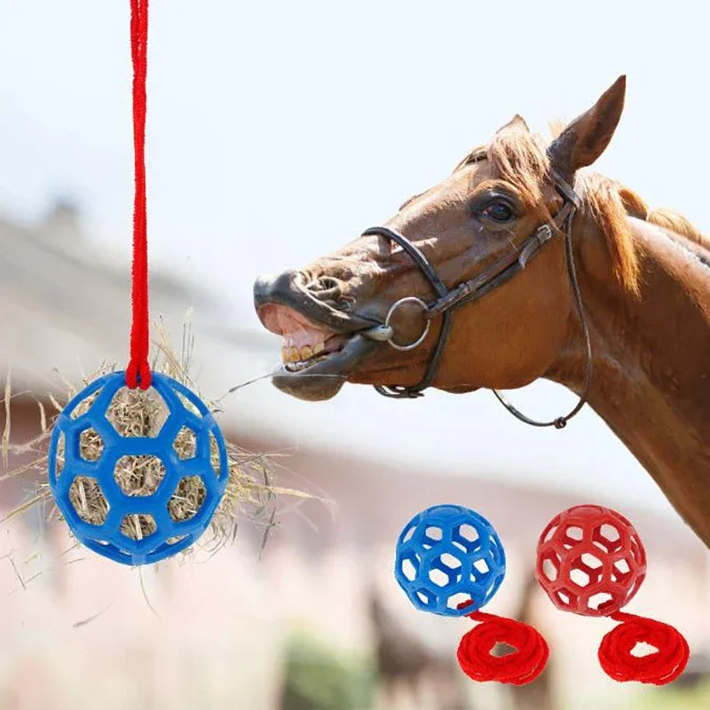 Horse Treat Ball Hay Feeder , A Hanging Feeding Toy for Horses