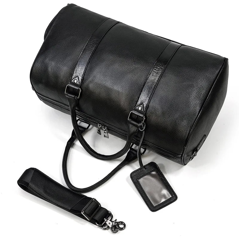 Luxury Genuine Leather Men  Women   Cow Leather Bag - Ghoddosh