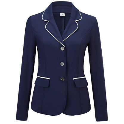 Summer Equestrian Blazer, Ladies Breathable Elastic Equestrian Top , Adult Horse Riding Competition Jacket @ ghoddosh.com