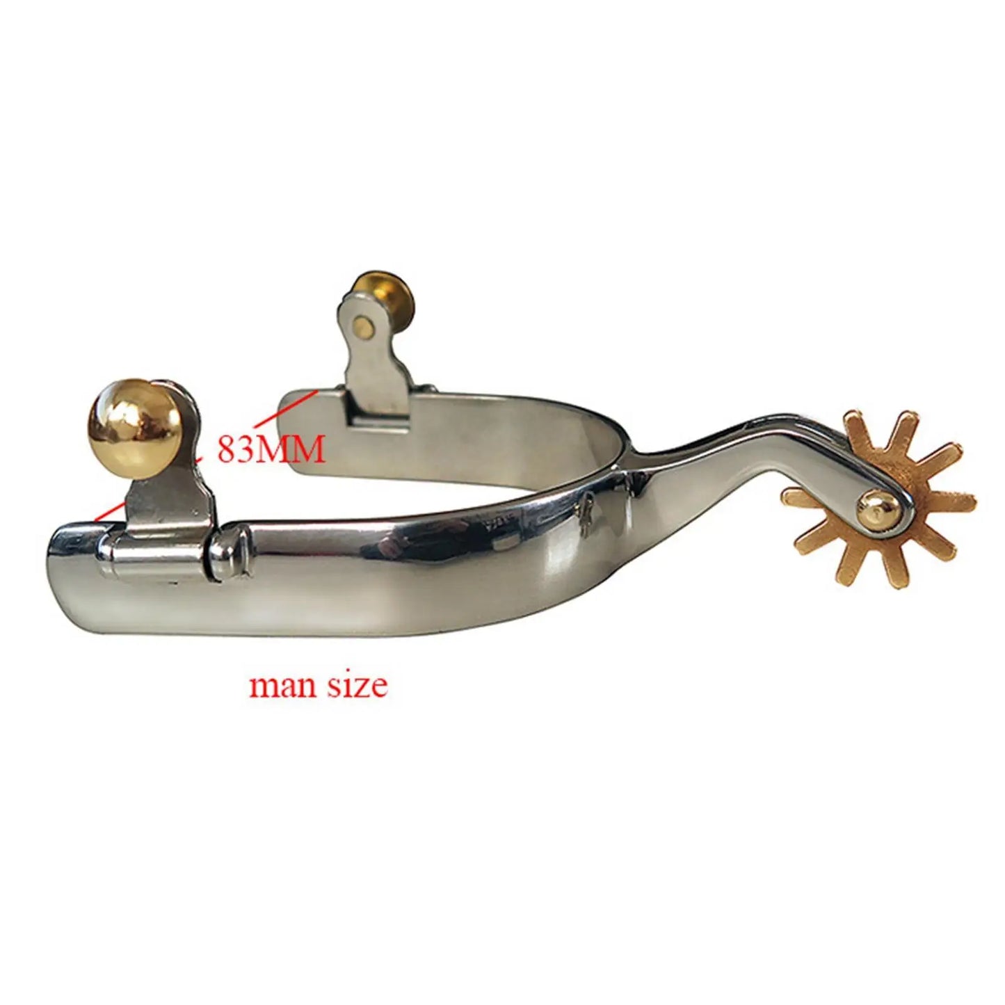 Equestrian / Horse Riding Anti Rust Western Style Spurs