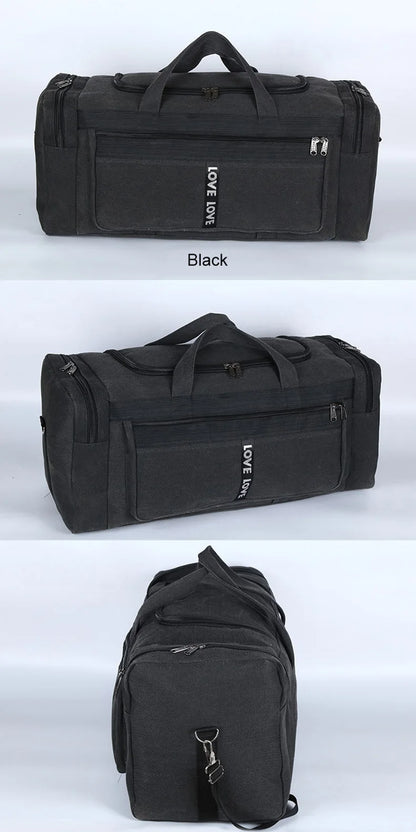 Large Canvas Waterproof  Duffel HandBag