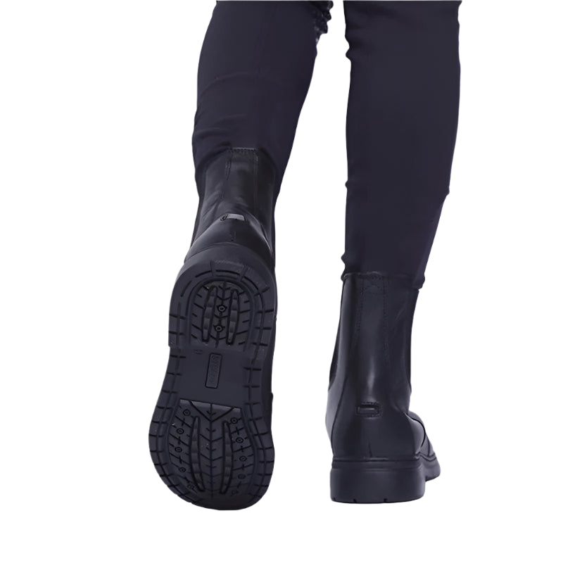 Children Equestrian  Boots , Cowhide Horse Riding Short Ankle Boots - Ghoddosh