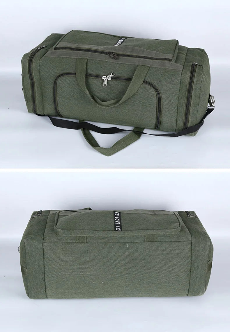 Large Canvas Waterproof  Duffel HandBag