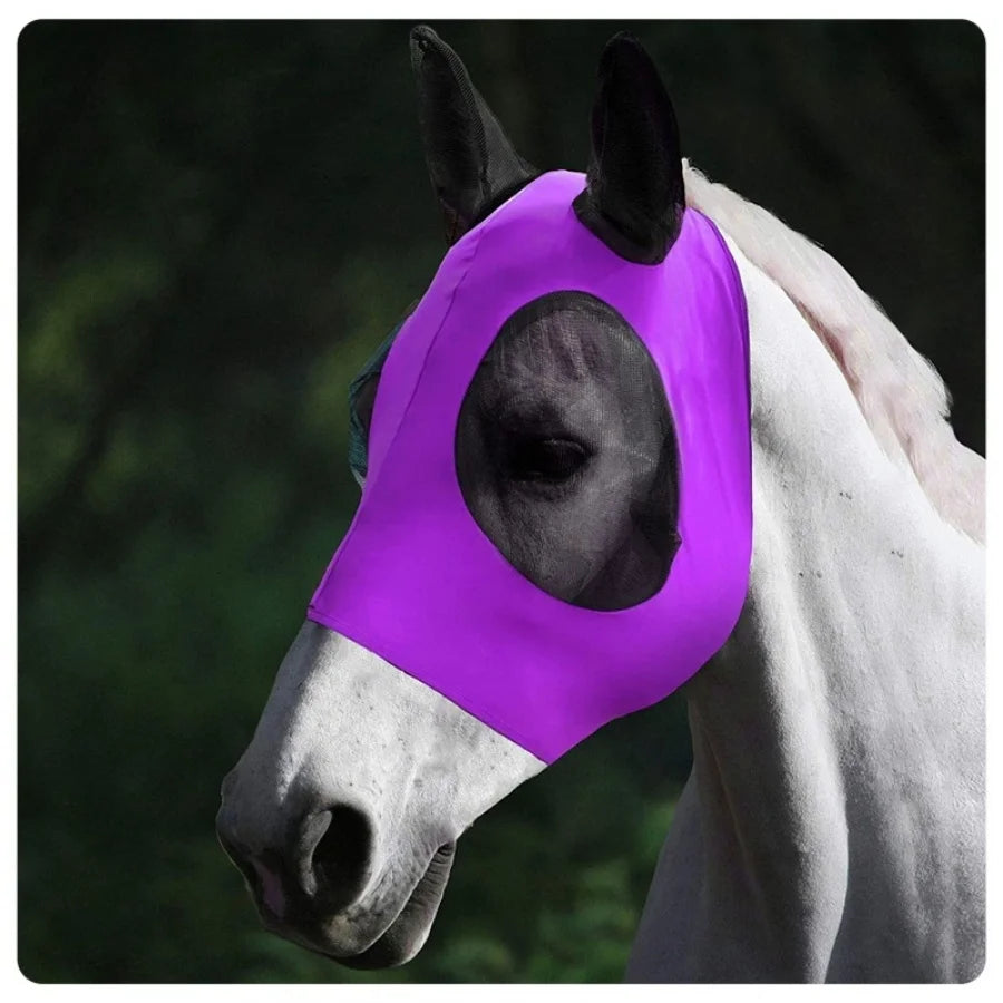Horse mosquito repellent face mask