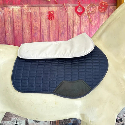 Memory Foam Half Pad for Horses – Shock-Absorbing Suede Saddle Cushion for Pressure Relief @ ghoddosh.com