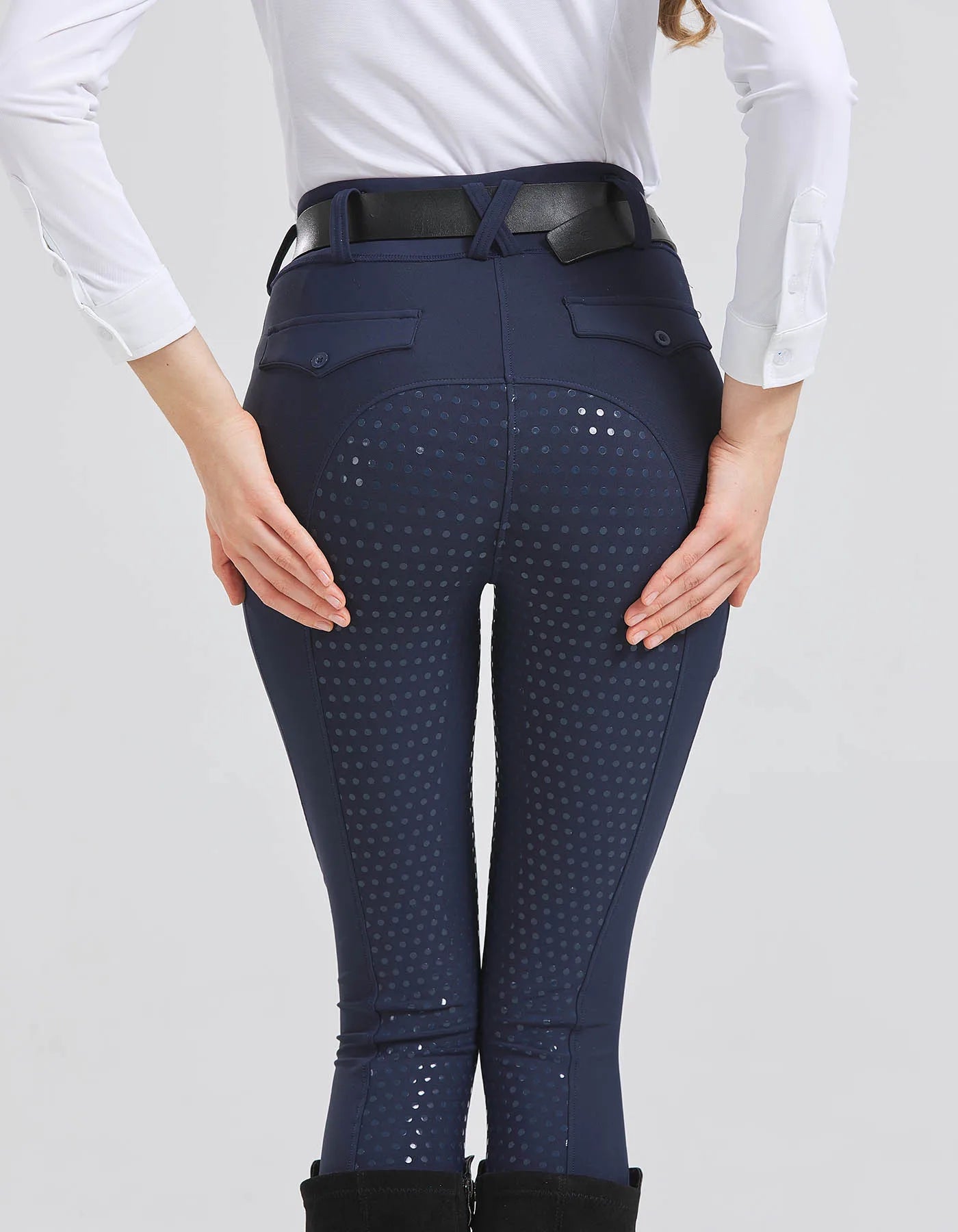 Professional horse riding anti-slip Breeches / quick-dry tight-fitting pants for Equestrian Activities . Ghoddosh