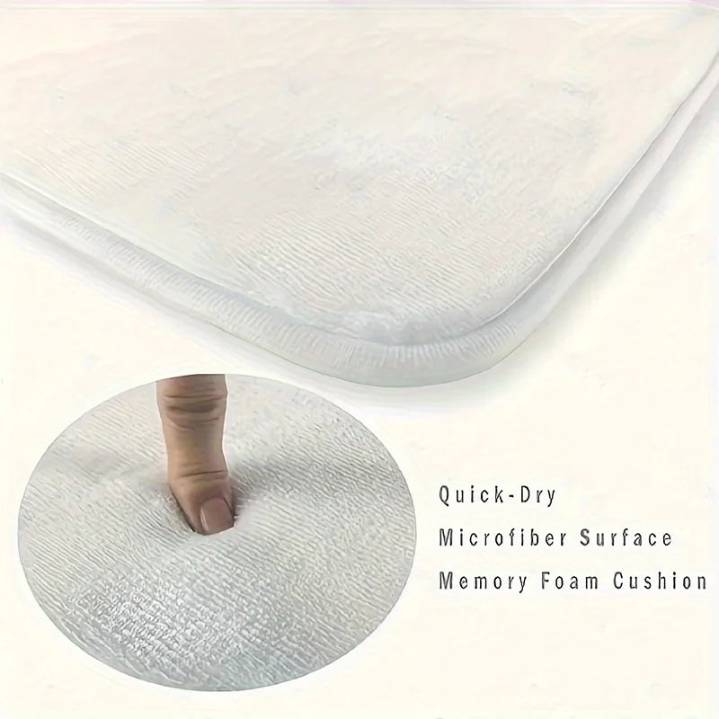Christmas Horse Flower Pattern Floor Mat,  Non-Slip & Dirt-Proof Warm Carpet @ghoddosh.com