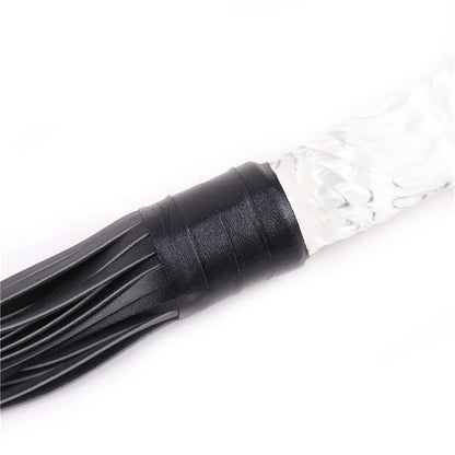  Equestrian 70CM Glass Handle Premium PU Leather Tassel Horse Whip /  Equestrian Riding Crop Whips . Ghoddosh