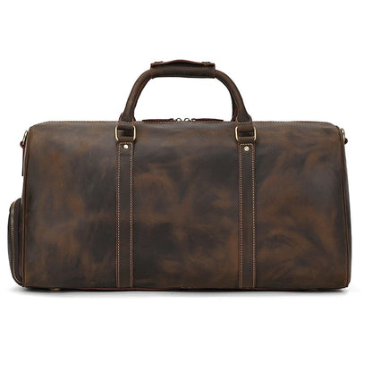 Luxury Genuine cow Leather Equipment Travel Bag - Ghoddosh 