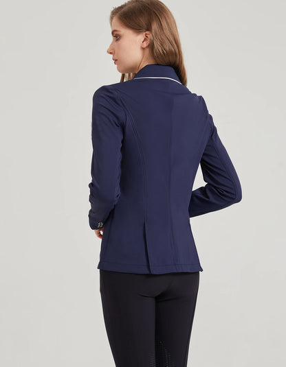 Summer Equestrian Blazer, Ladies Breathable Elastic Equestrian Top , Adult Horse Riding Competition Jacket @ ghoddosh.com