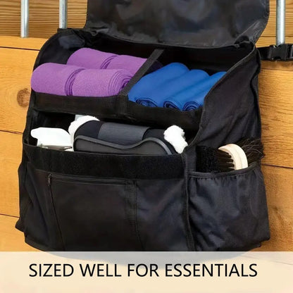 Waterproof Stall Front Bag  Over-the-Door Horse Tack Storage Organizer  @ ghoddosh.com