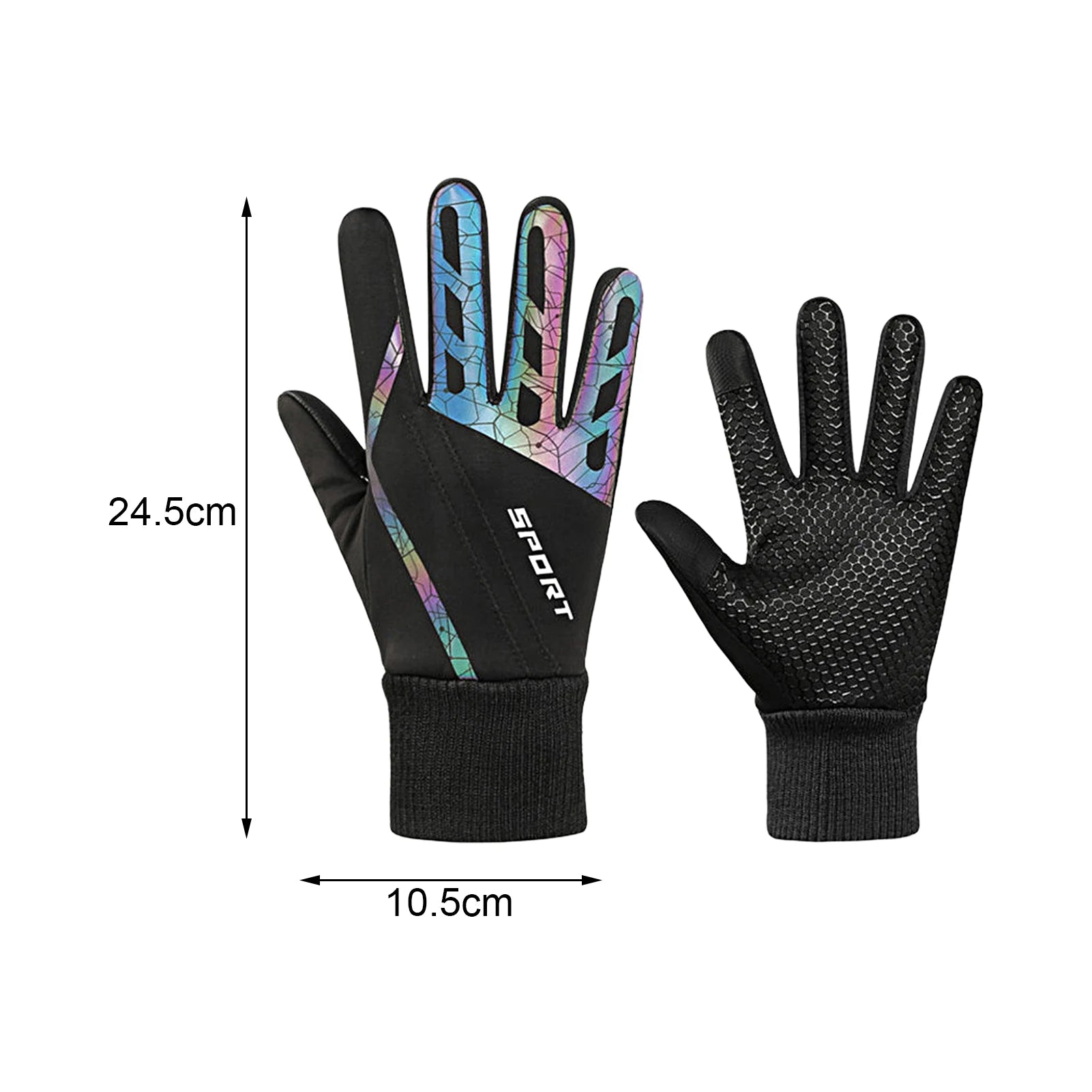 Men Reflective Motorcycle Gloves Guantes Moto Motorbike Motocross Riding Gloves Moto Breathable Riding Gloves