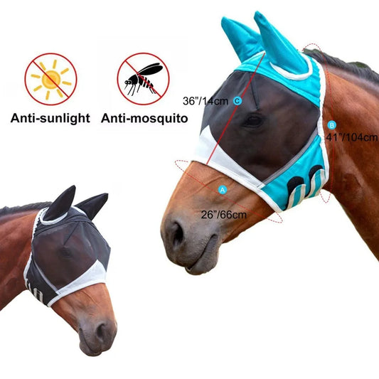 Multi-size Breathable Anti-mosquito Horse Hood