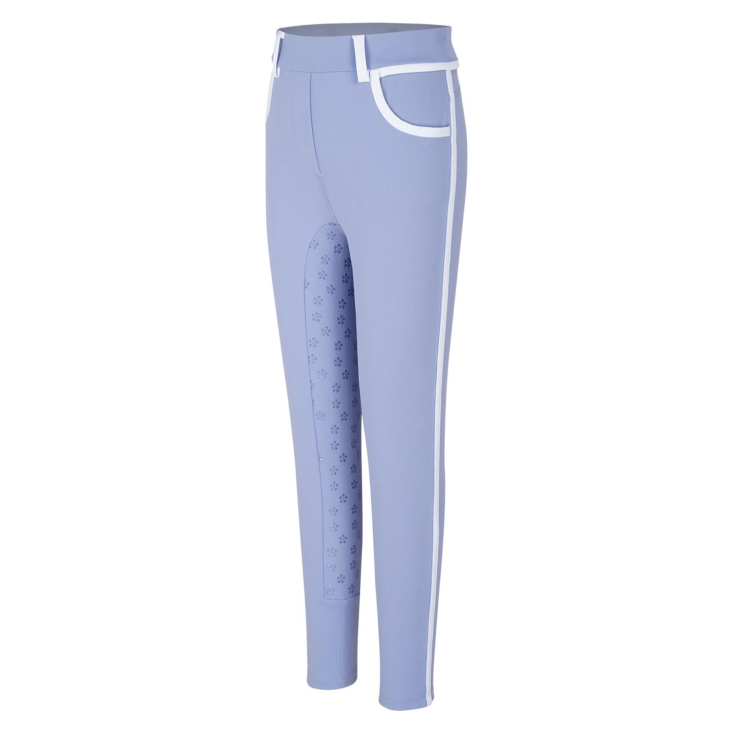 Girls Full Seat Equestrian Leggings  Non-Slip Horse Riding Pants with Pockets @ ghoddosh.com