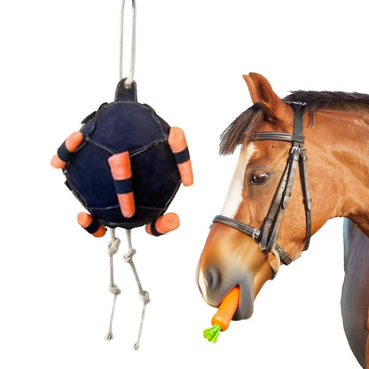 Horse carrot feeding ball toy / Hay Feeder  Hanging  Feeding Ball or any other animals - ghoddosh.com