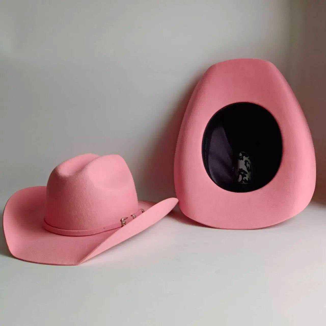 Unisex Vintage Wool Felt Western Cowboy Hat – Wide Brim Jazz Cap @ ghoddosh.com
