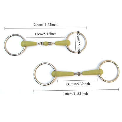 Premium Apple Scented Snaffle Bit for Horses – Equine Training Gear @ ghoddosh.com