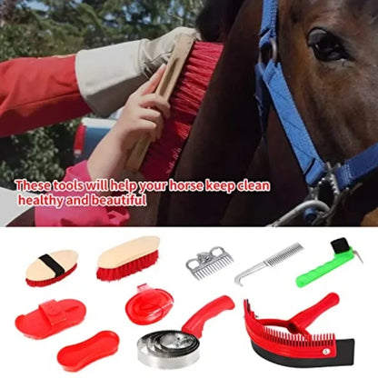 New Horse Grooming Tool Set