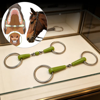 Premium Apple Scented Snaffle Bit for Horses – Equine Training Gear @ ghoddosh.com