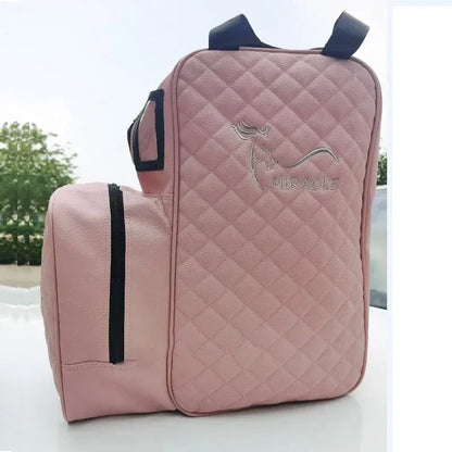 Professional Equestrian Bag , Large Capacity , PU Leather and Waterproof Horse Riding Bag @ ghoddosh.com