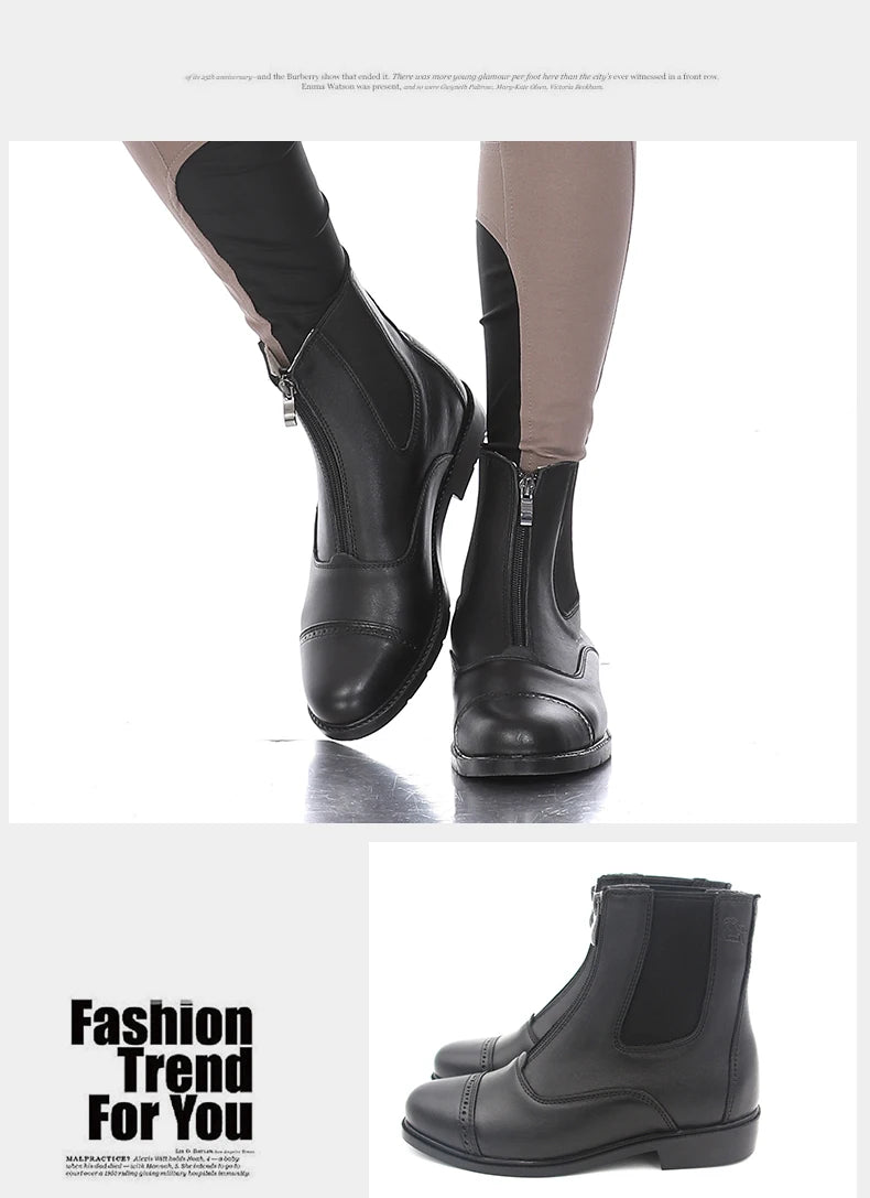 Equestrian Boots  Full Leather High Quality Horse Riding Boots - Ghoddosh