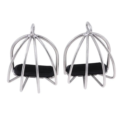 English Style Horse Riding  English Stirrups , Stainless Steel  with Wide Toe Cage . Ghoddosh