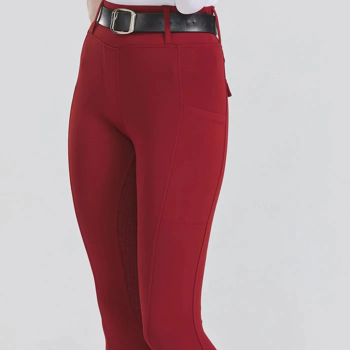 Women's Knee-Patch Breeches Equestrian  Pants . Ghoddosh 