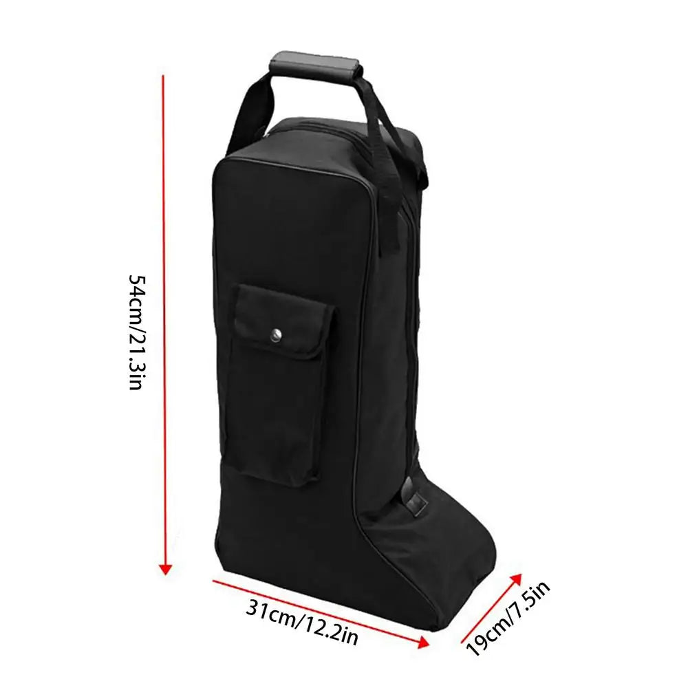 Equestrian Portable Boot Storage Bag Dustproof ,Waterproof  Cloth Riding Boot Bag - Ghoddosh