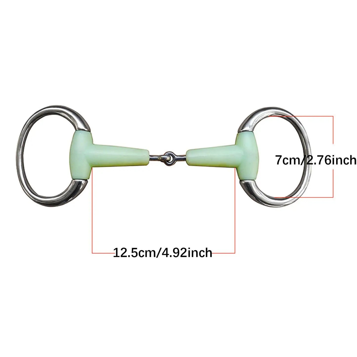 Horse Ring Bit  - Practical Lightweight, Apple Flavor Fragrance , Circle for Track and Field Training - Ghoddosh