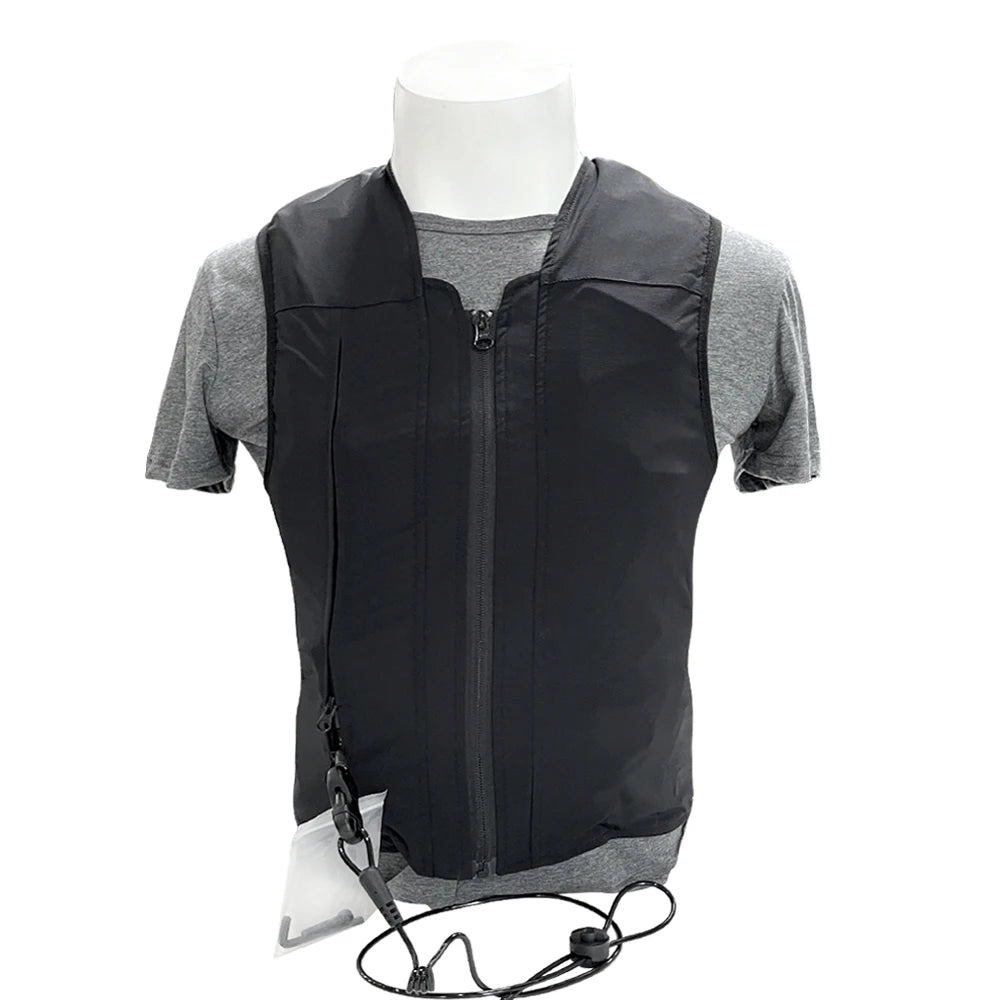 Pro Inflatable Equestrian Air Vest Nylon Spandex Safety Gear for Horseback Riding @ ghoddosh.com 