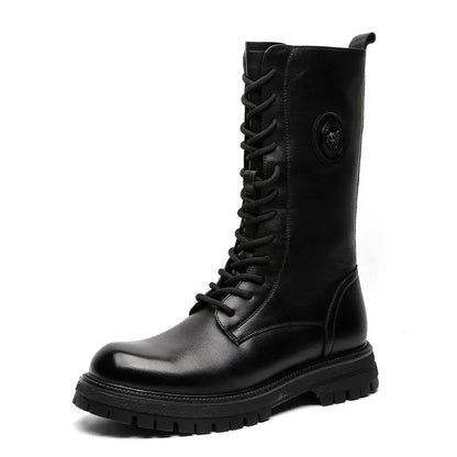 Trendy Thi   Long  Boots - Knee High Leather Boots For Him  @ ghoddsh.com