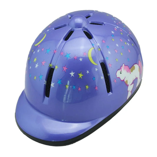 Children's Equestrian  Colorful Unisex Helmet . Ghoddosh 