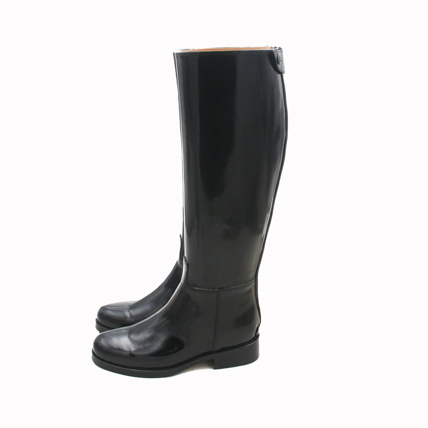 Equestrian / Horse Riding Unisex Boots / Back Zipper / Bright Cow Leather Lining Dressage