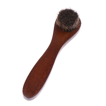 Wooden horse care Hair Polishing And Cleaning Brush