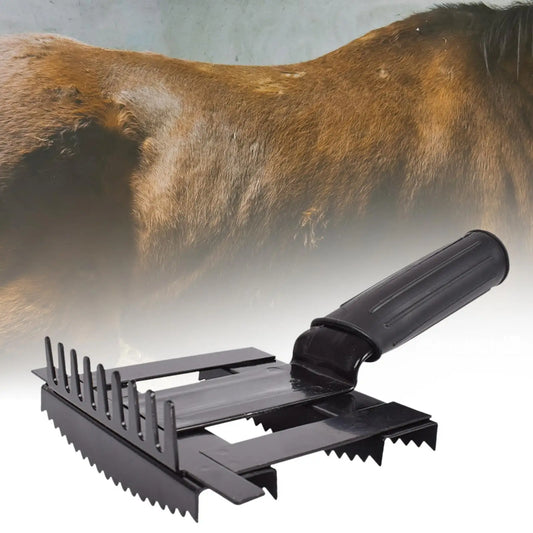 Livestock Shedding Portable Comb - Animals shedding Tool for Dog, Bull Sheep, Cow, Horses . @ghddosh.com