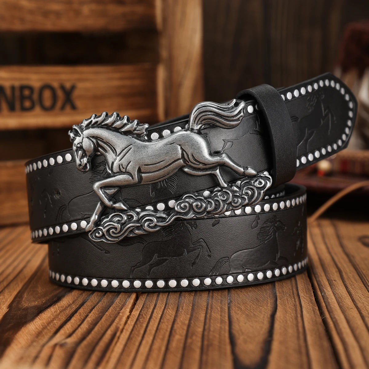 Unisex Vintage Casual PU Belt @ ghoddosh.com